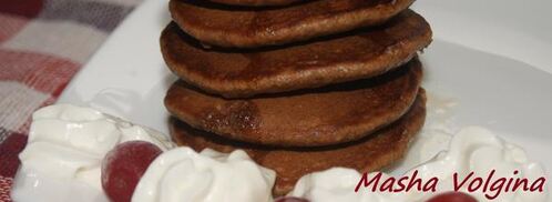 шоколадные овсяные хоткейки. Шаг 8