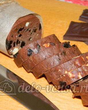 Сладкая колбаска без масла