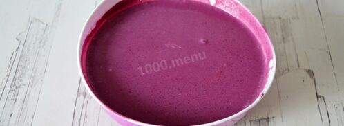 сметанное желе с черникой. Шаг 9