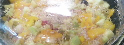 рагу из лосося с перловкой под сырным суфле. Шаг 5