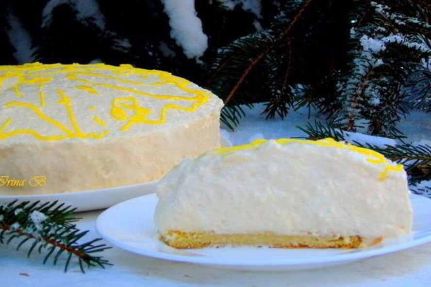 Рецепт шифонового лимонного торта-суфле