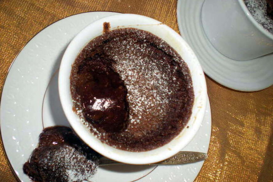 Рецепт шоколадного суфле шоко-эспрессо