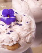 Фиалковое Тирамису без сырых яиц