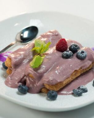 Фиалковый тирамису