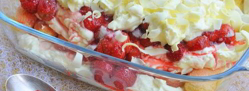 тирамису с клубникой и белым шоколадом. Шаг 7