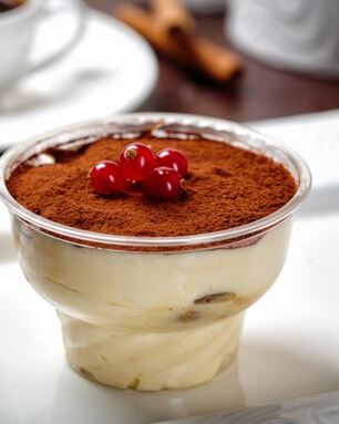 Тирамису с кофейным ликером и ромом