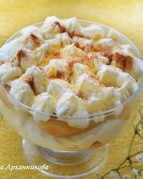 Тирамису с медом и корицей