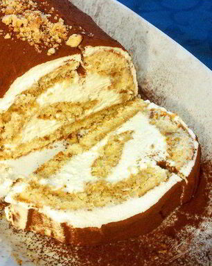 Тирамису в рулете