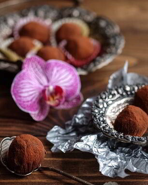 Трюфели с имбирем и апельсиновым соком