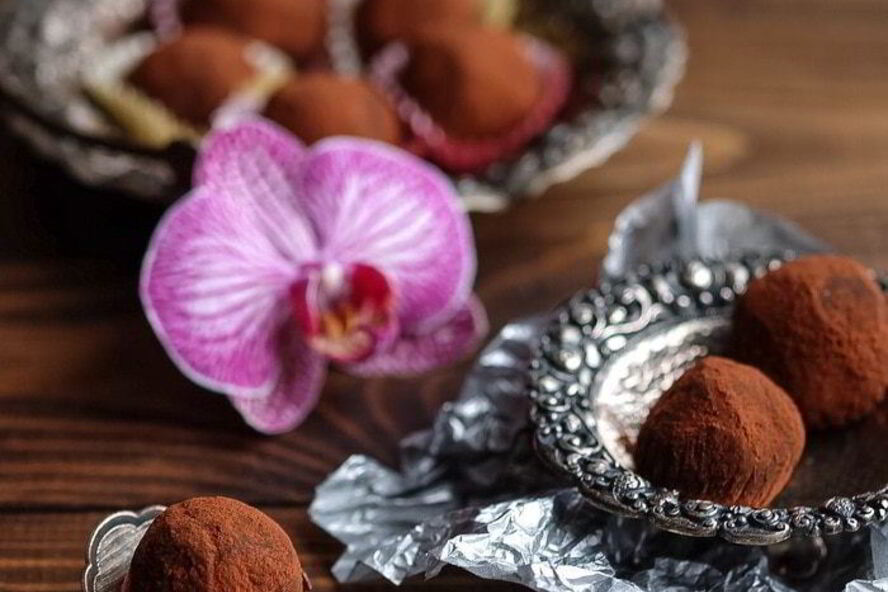 Рецепт трюфелей с имбирем и апельсиновым соком