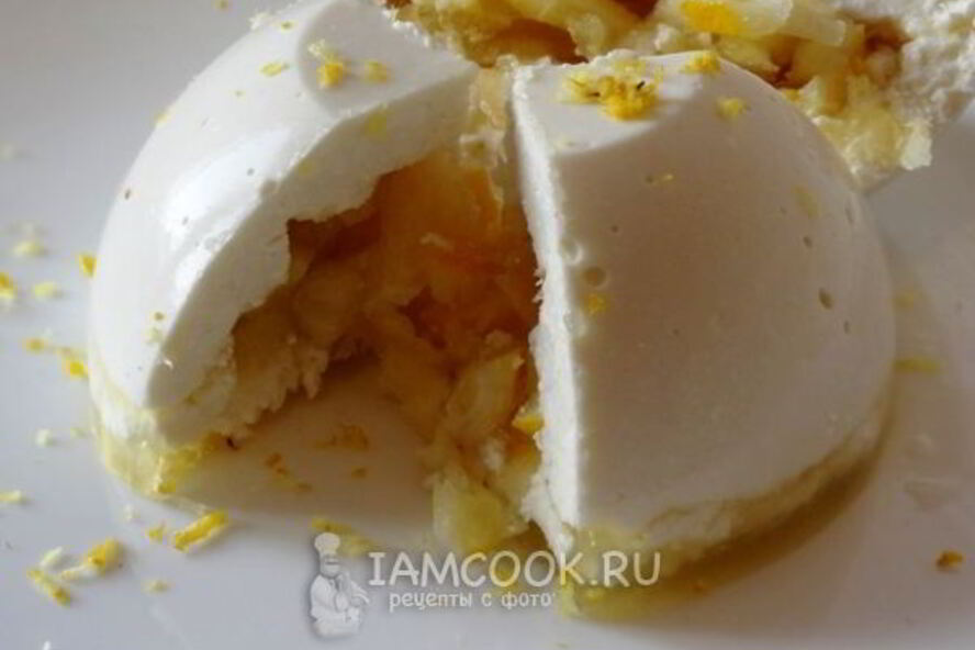 Рецепт творожно-лимонного десерт