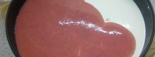 творожный десерт клубничное настроение. Шаг 9