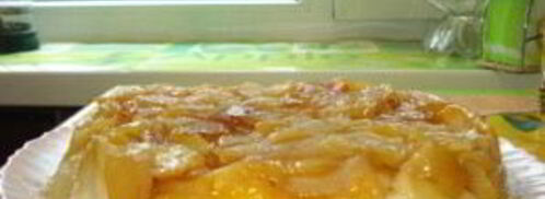 творожный пудинг с яблоками. Шаг 4