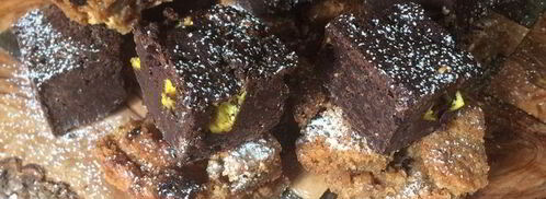 брауни с вафлями и мятным зефиром. Шаг 6