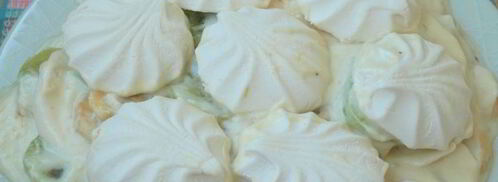 десерт из зефира с фруктами. Шаг 6