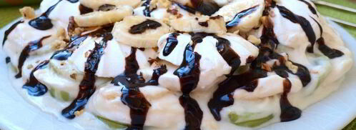 десерт из зефира с фруктами. Шаг 7