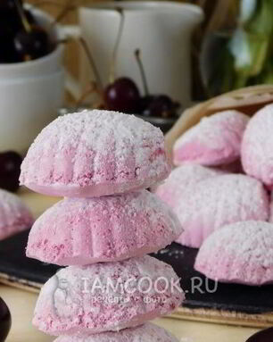 Вишневый зефир на агар-агаре