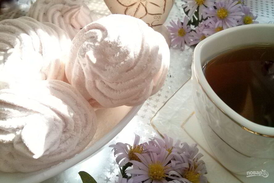 Рецепт зефира из яблочного джема