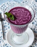 Желе из черники