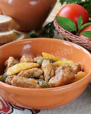 Азу из говядины в мультиварке