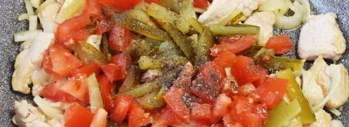 азу из индейки на сковороде. Шаг 9