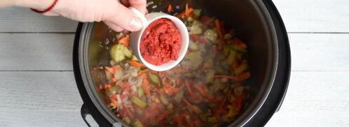 азу из индейки в мультиварке. Шаг 13