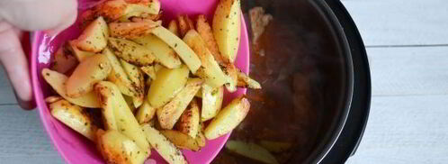 азу из индейки в мультиварке. Шаг 20