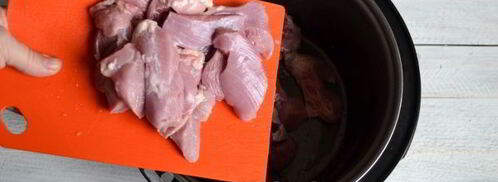 азу из индейки в мультиварке. Шаг 4