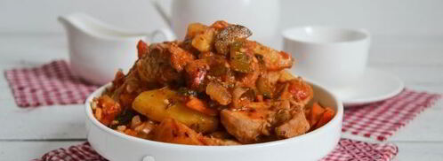 азу из индейки в мультиварке. Шаг 22