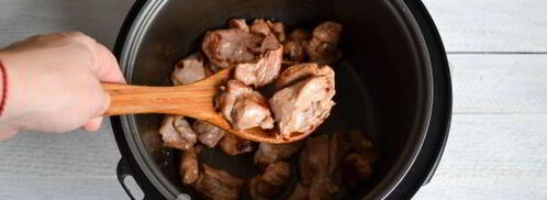 азу из индейки в мультиварке. Шаг 5