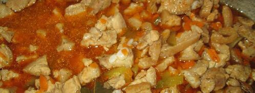 азу из свинины с солеными огурцами. Шаг 8