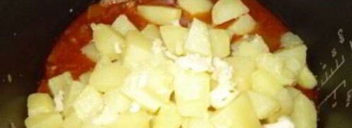 азу из свинины в мультиварке. Шаг 5