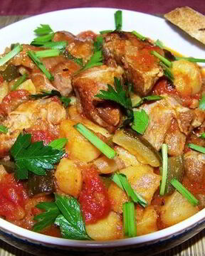 Азу по-татарски с говядиной