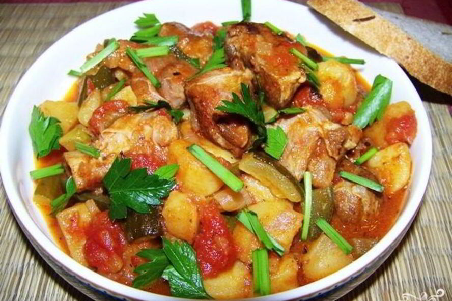 Рецепт азу по-татарски с говядиной