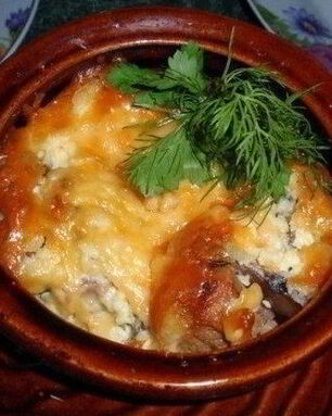 Азу по-татарски в горшочке