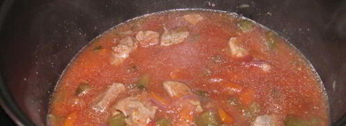 азу по-татарски в мультиварке. Шаг 14