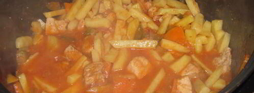 азу по-татарски в мультиварке. Шаг 16