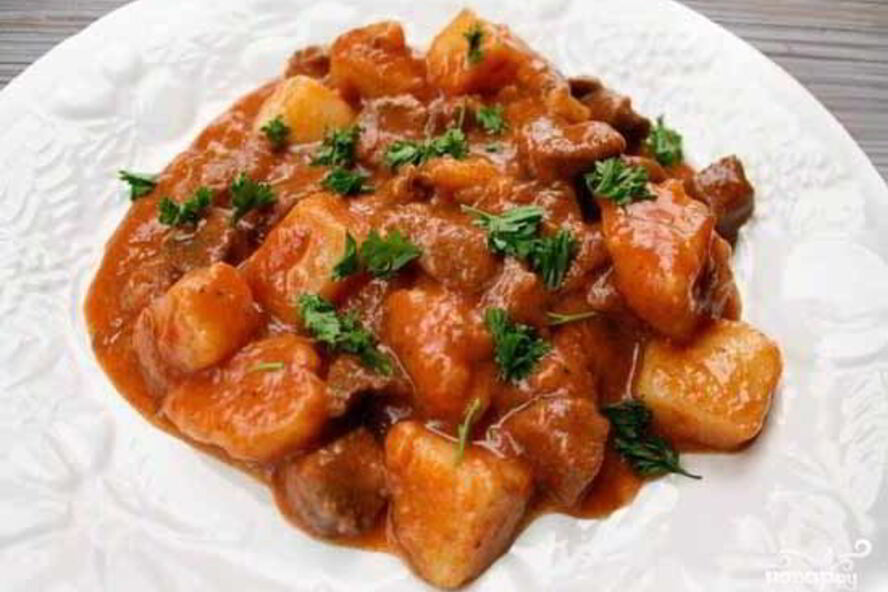 Рецепт азу с картошкой