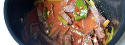 азу в мультиварке по-татарски. Шаг 8