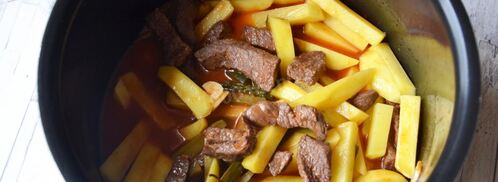 азу в мультиварке по-татарски. Шаг 11