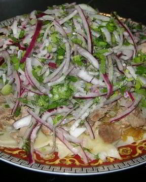 Бешбармак из баранины