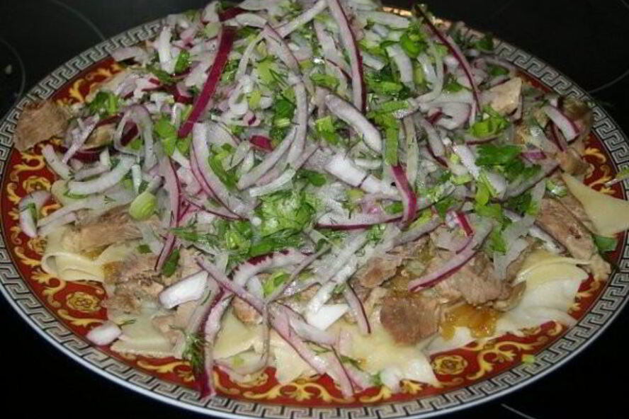 Рецепт бешбармака из баранины