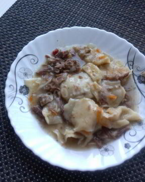 Бешбармак из мяса