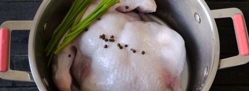 бешбармак из целой курицы с маринованным луком. Шаг 5