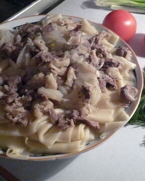 Бешбармак с бараниной