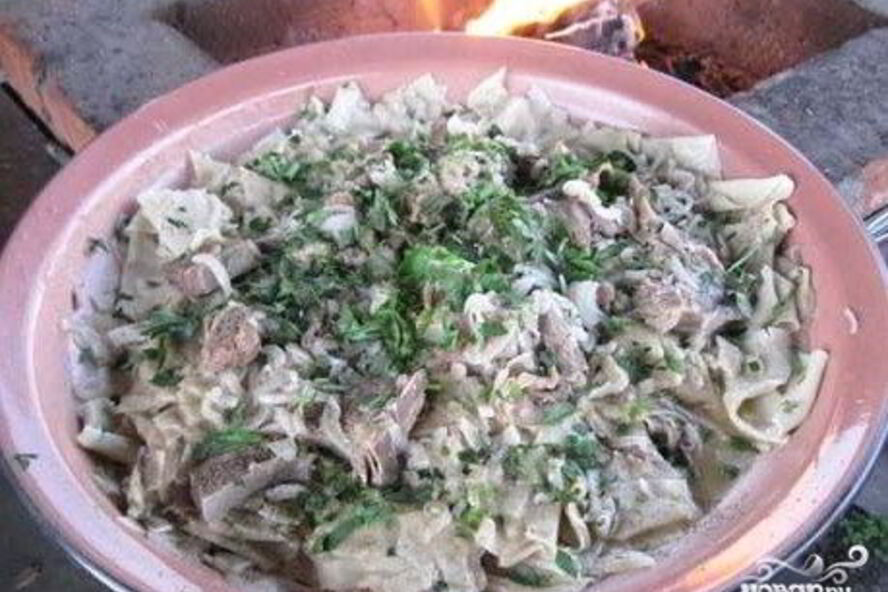 Рецепт бешбармака в казане