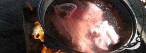 бешбармак в казане. Шаг 3