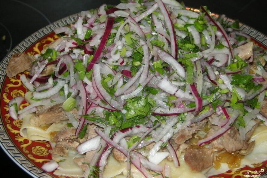 Рецепт бешбармака вегетарианского