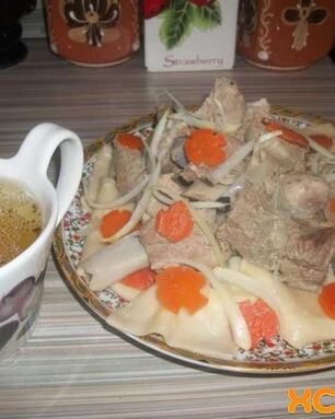 Казахский бешбармак