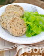 Биточки из картофеля и гречки